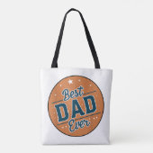 Vaderdag Beste Papa Van De Wereld Tote Bag (Achterkant)