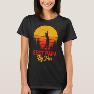 Vaderdag beste papieren van Par Golf Love T-shirt