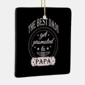 Vaderdag | Beste pappa Keramisch Ornament (Rechts)