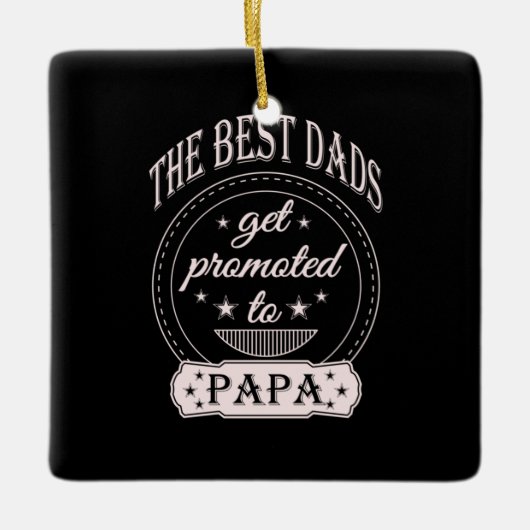 Vaderdag | Beste pappa Keramisch Ornament (Voorkant)