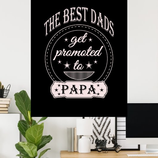 Vaderdag | Beste pappa Poster (Thuiskantoor)