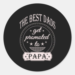 Vaderdag | Beste pappa Ronde Sticker