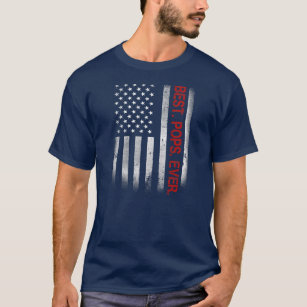 Vaderdag Beste Poppen ooit met Amerikaanse Amerika T-shirt