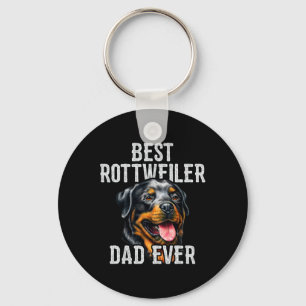 Vaderdag . Beste Rottweiler-papa ooit Hondenpapa Sleutelhanger