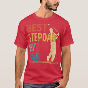 Vaderdag Beste Stepdad van Par Golfer Papa Gift T-shirt