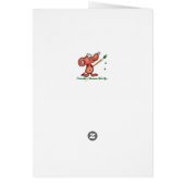 Vaderdag Beste vader Ever Wolf Waterverf Animal (Achterkant)