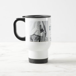 Vaderdag Beste vader ooit 2 Foto Dusty Blue Reisbeker