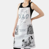 Vaderdag Beste vader ooit 4 Foto Dusty Blue Schort (Insitu)