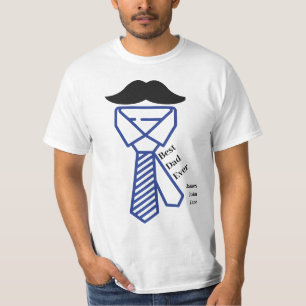 Vaderdag beste vader ooit aangepaste namen grappig t-shirt