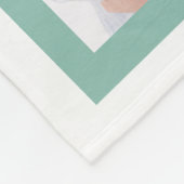 Vaderdag Beste vader ooit familie foto collage Fleece Deken (Hoek)