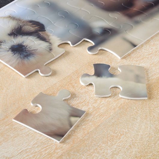 Vaderdag Beste vader ooit Foto Collage Legpuzzel (Zijkant)