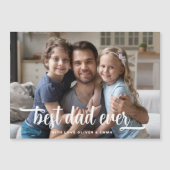 Vaderdag Beste vader ooit Foto Magnet Kaart (Voorkant)