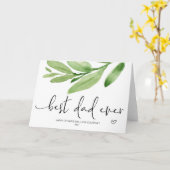 Vaderdag Beste vader ooit geschenken van zoon doch Kaart (Gele Bloem)