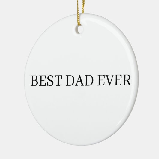 Vaderdag Beste vader ooit Keramisch Ornament (Links)