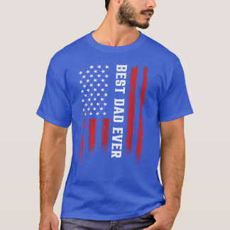 Vaderdag Beste vader ooit met Amerikaans-Amerikaan T-shirt