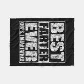 Vaderdag beste vader ooit oeps ik bedoel vader fleece deken (Voorkant (Horizontaal))