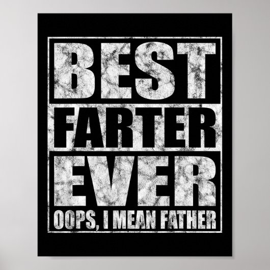 Vaderdag beste vader ooit oeps ik bedoel vader poster (Voorkant)