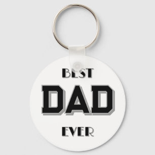 Vaderdag beste vader ooit wit sleutelhanger