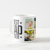 Vaderdag beste vader ooit zes foto's & tekst, zwar koffiemok (Voorkant links)