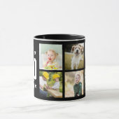 Vaderdag beste vader ooit zes foto's & tekst, zwar mok (Midden)