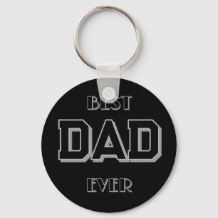 Vaderdag beste vader ooit zwart sleutelhanger