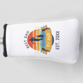 vaderdag beste vader op achterpootje golfheadcover (Voorkant)