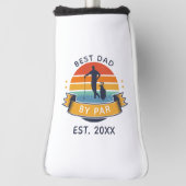 vaderdag beste vader op achterpootje golfheadcover (Draai 90)