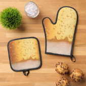 Vaderdag, Bier, Barbeque, BBQ, papa's Ovenwant & Pannenlap Set (Top down)