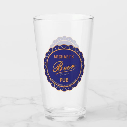 Vaderdag Bierfles Pet Pub Glas (Achterkant)