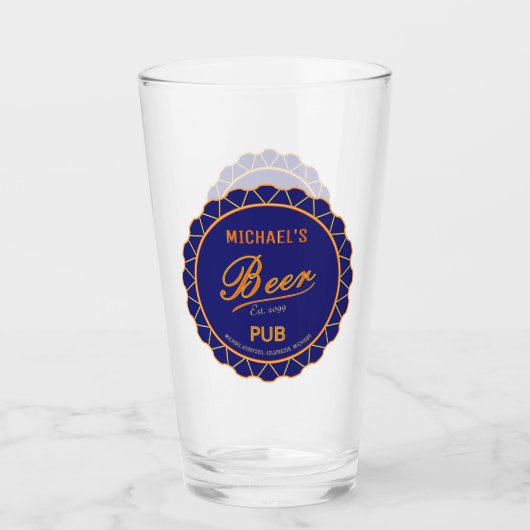 Vaderdag Bierflesopener Pub Glas (Voorkant)