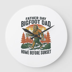 Vaderdag Bigfoot Papa Shirt De Man De Mythe De  Grote Klok