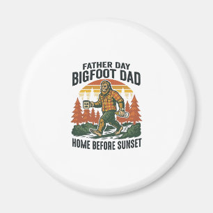 Vaderdag Bigfoot Papa Shirt De Man De Mythe De  Magneet