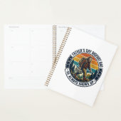 Vaderdag Bigfoot papa T-shirt Funny Forest Legende Planner (Display)
