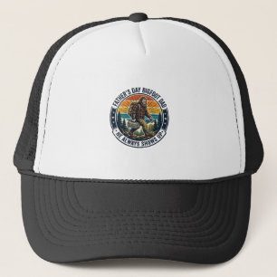 Vaderdag Bigfoot Papa T-shirt Funny Forest Legende Trucker Pet