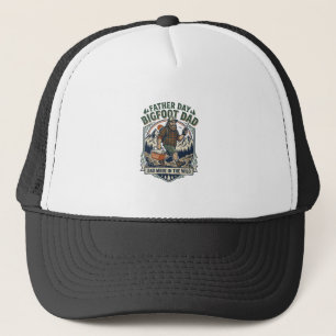 Vaderdag Bigfoot Papa T-shirt Mythologische Famili Trucker Pet