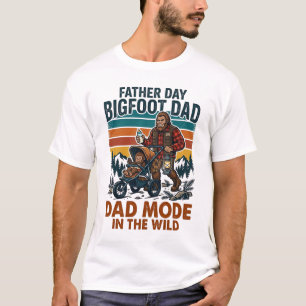 Vaderdag Bigfoot Vader T-shirt Camping Legende Vad