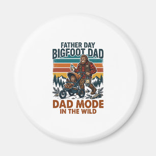 Vaderdag Bigfoot Vader T-shirt Camping Legende Vad Magneet