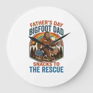 Vaderdag Bigfoot Vader T-shirt Opvoeden Kinderen A Grote Klok