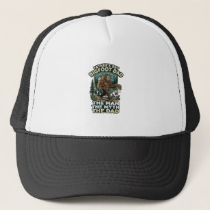 Vaderdag Bigfoot Vader T-shirt Sterk Stil Betrouwb Trucker Pet