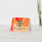 Vaderdag Bijbel Verse De Heer Bless You Kaart (Voorkant)