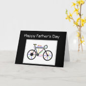 Vaderdag-bijenkringloop, sport Motivatie Kaart (Gele Bloem)