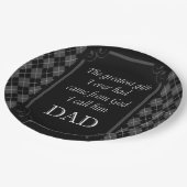 Vaderdag - Birthday "Greatest Gift I" Papieren Bordje (Gekanteld)