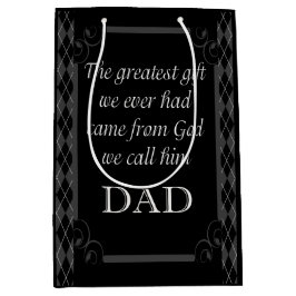 Vaderdag - Birthday "Greatest Gift We" Medium Cadeauzakje