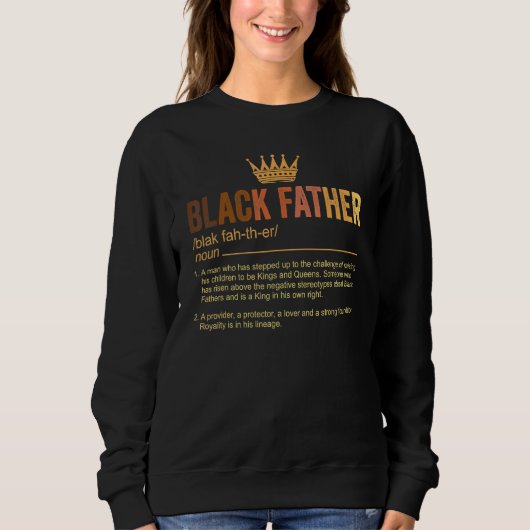 Vaderdag Black Father Noun Definition African Trui (Voorkant)