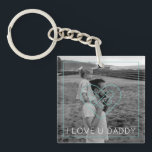 Vaderdag Black White Photo Celtic Heart Love Sleutelhanger<br><div class="desc">Een persoonlijke Vaderdag gave voor je vader om Vaderdag te vieren. Of het nu gaat om een nieuwe vader, stiefvader, oude en klassieke vader, of vader, de aangepaste tekstfunctie zal je bedekken. U kunt de tekst in uw gewenste formulering veranderen en uw eigen douanefoto uploaden. Haal iets gedenks en speciaals...</div>