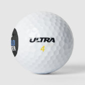 Vaderdag Blauw voor Honden Golfballen (Logo)