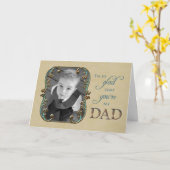 Vaderdag - blij dat je mijn vader bent - aangepast kaart (Gele Bloem)