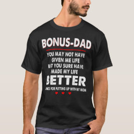vaderdag - Bonus dad - 1 dag links T-shirt