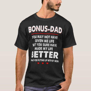 vaderdag - Bonus dad - 1 dag links T-shirt