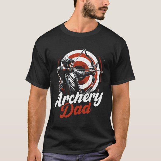 Vaderdag Boogschieten Cadeau - Boogschieten Papa - T-shirt (Voorkant)